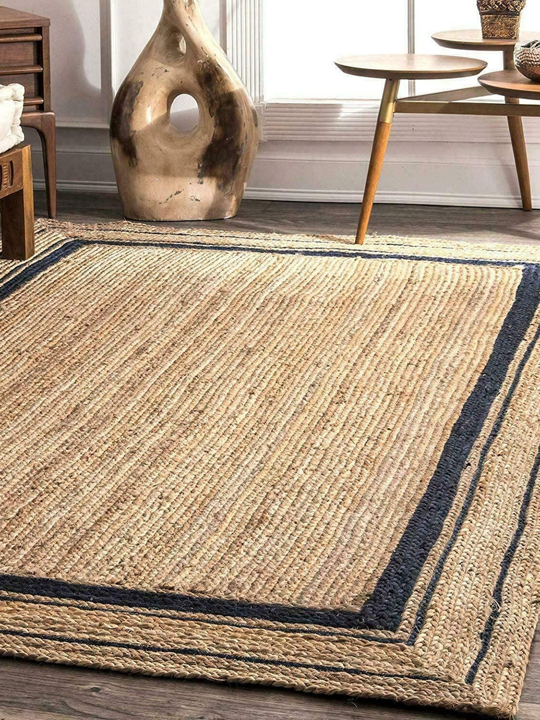 

AaHo Decor Camel Brown & Grey Jute Carpets