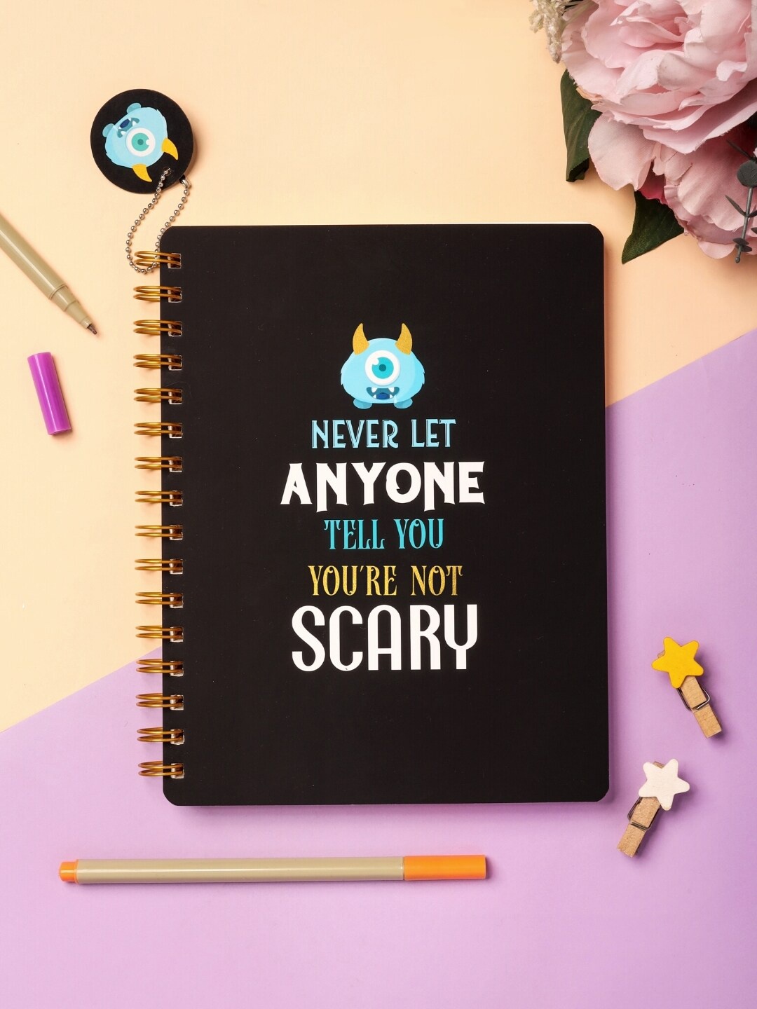 

Doodle Self Design Notebook Stationery, Black