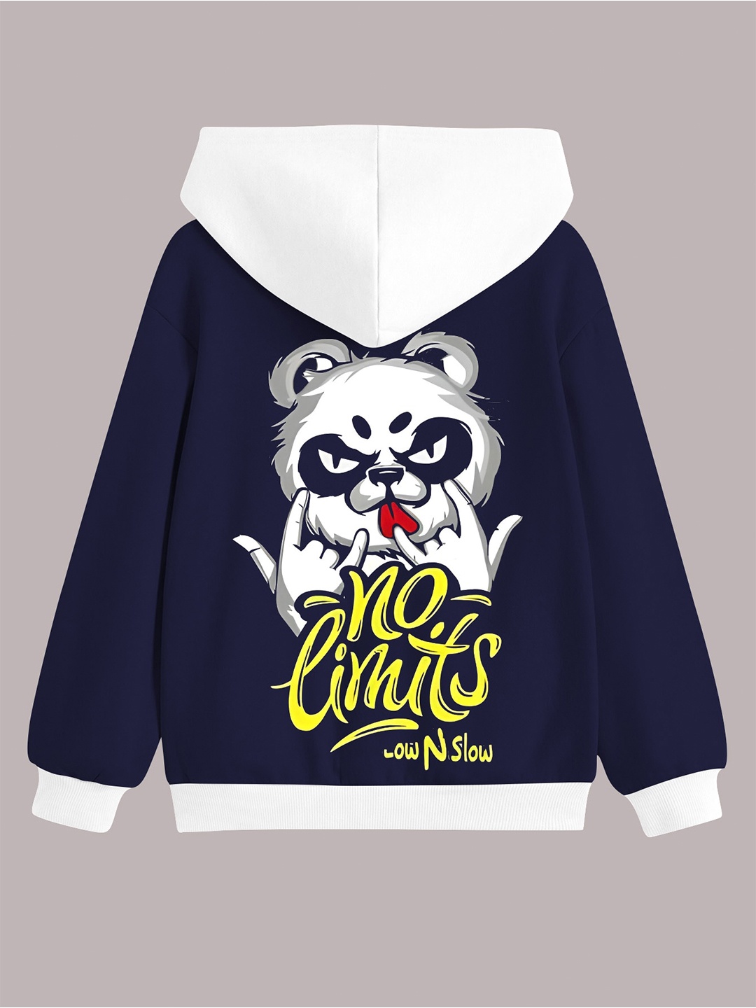 

BAESD Boys Graphic Printed Hooded Fleece Pullover Sweatshirt, Navy blue