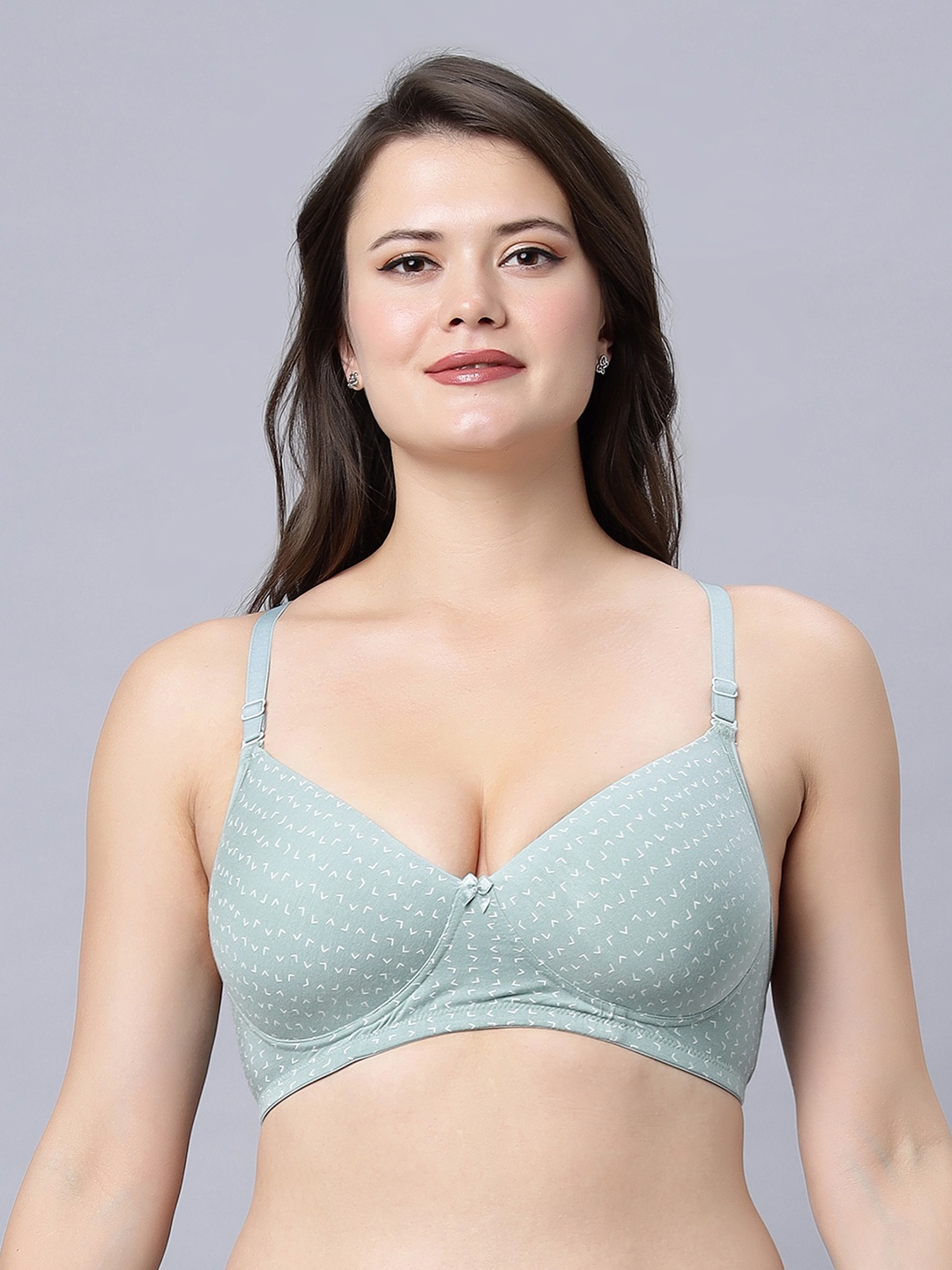 

In Care Geometric Bra Full Coverage Heavily Padded, Green