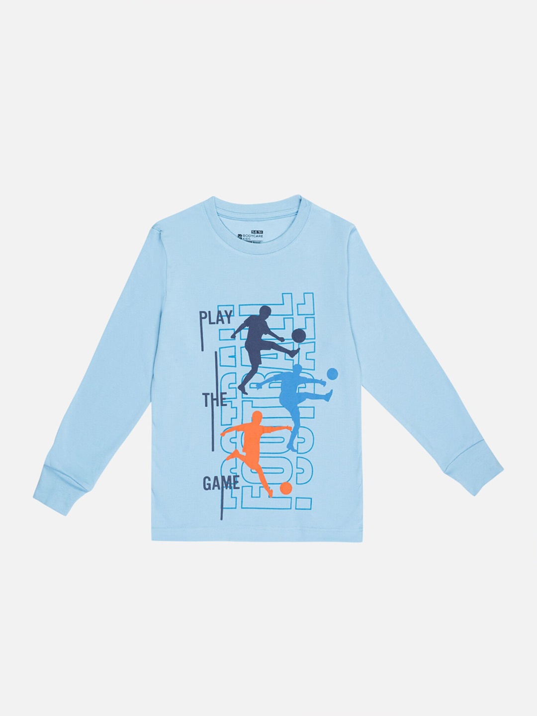 

Bodycare Boys Graphic Printed Cotton T-shirt, Blue