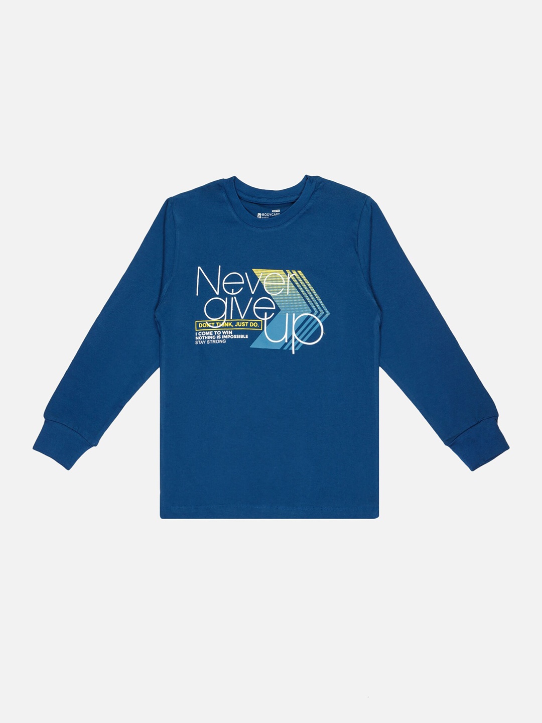 

Bodycare Boys Typograhy Printed Polo Collar T-shirt, Navy blue