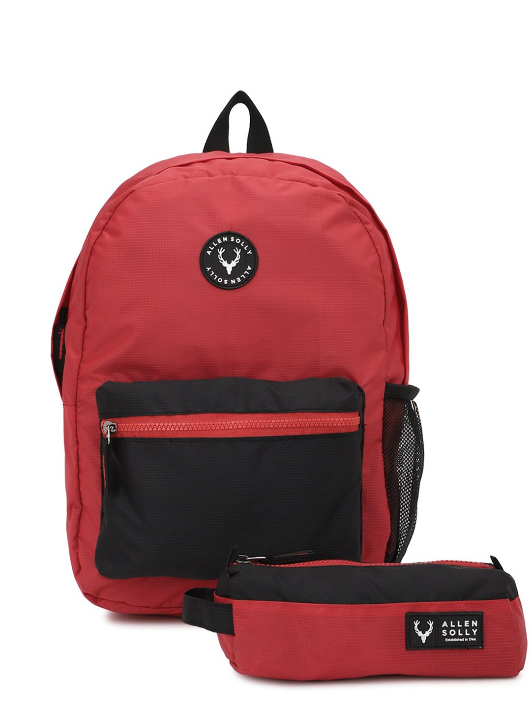 

Allen Solly Junior Boys Colourblocked Backpack, Red