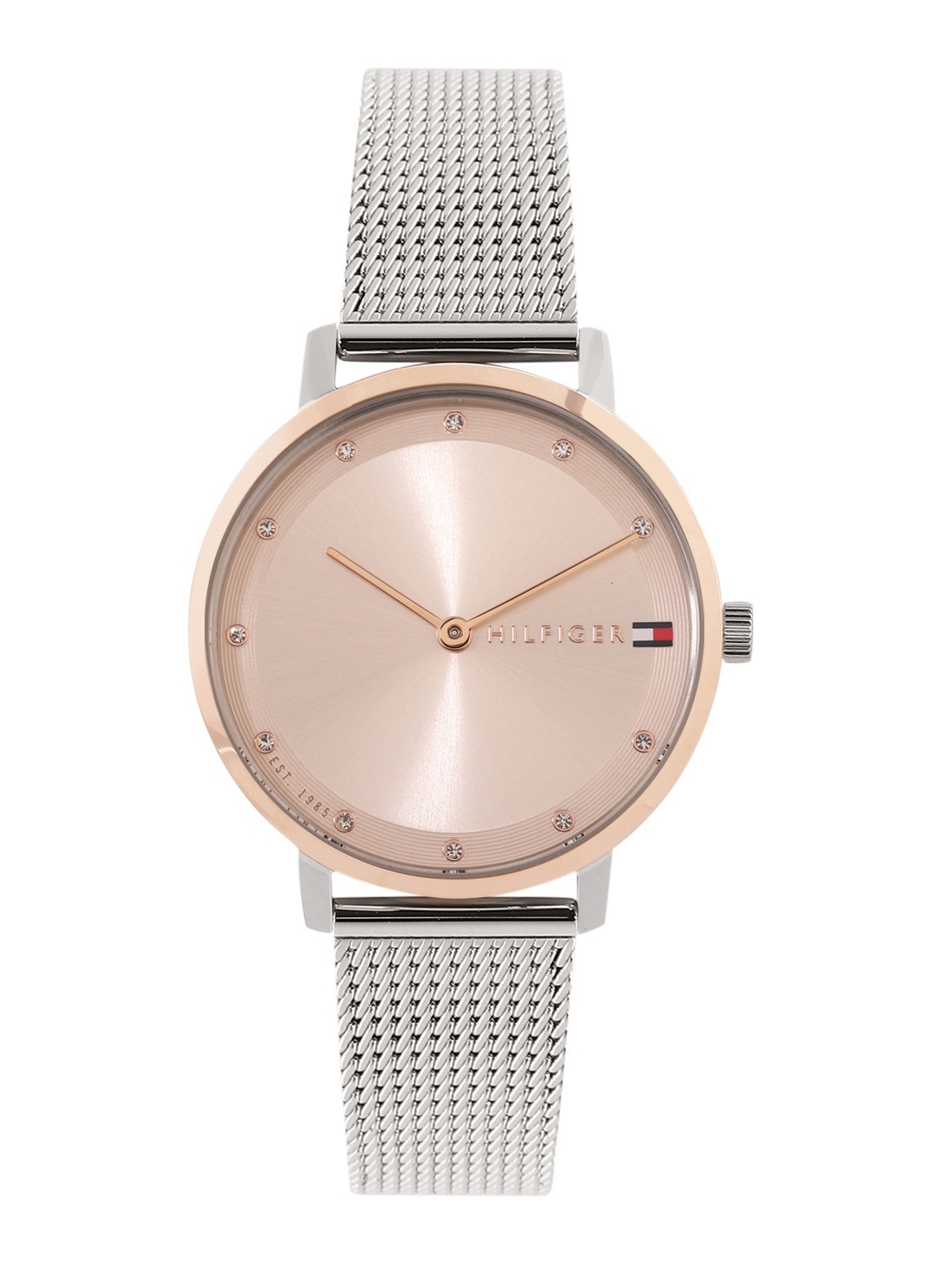 

Tommy Hilfiger Women Pippa Embellished Bracelet Style Analogue Watch TH1782666, Rose gold
