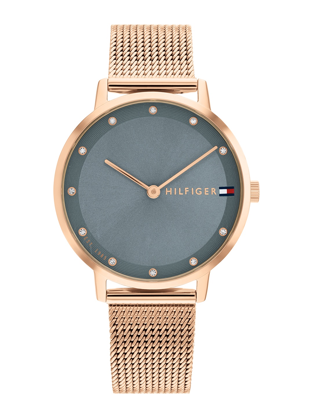 

Tommy Hilfiger Women Pippa Embellished Bracelet Style Analogue Watch TH1782669-Blue