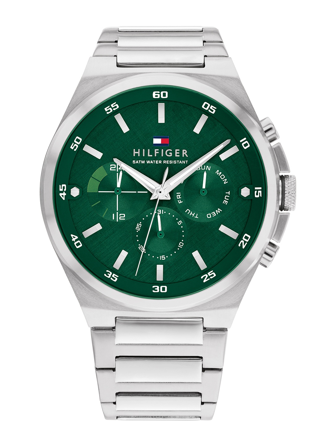 

Tommy Hilfiger Men Dexter Bracelet Style Analogue Watch TH1792088-Green