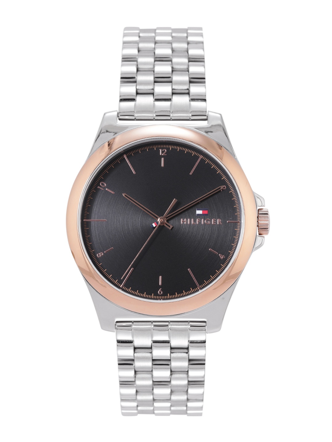

Tommy Hilfiger Men Stainless Steel Dial & Bracelet Style Straps Analogue Watch TH1710545, Black