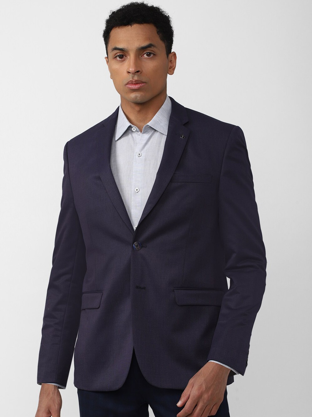 

Van Heusen Slim-Fit Single Breasted Blazer, Navy blue