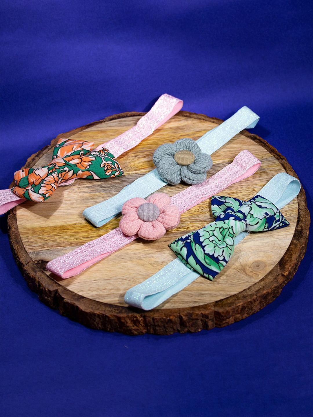 

Jewelz Women Set of 4 Hairband, Pink