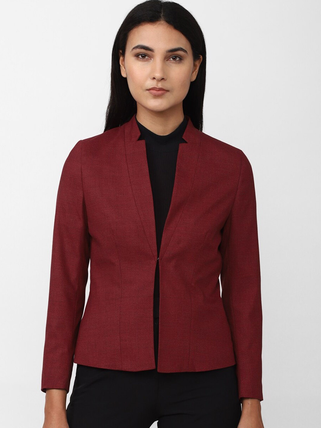 

Van Heusen Woman Single Breasted Blazer, Maroon