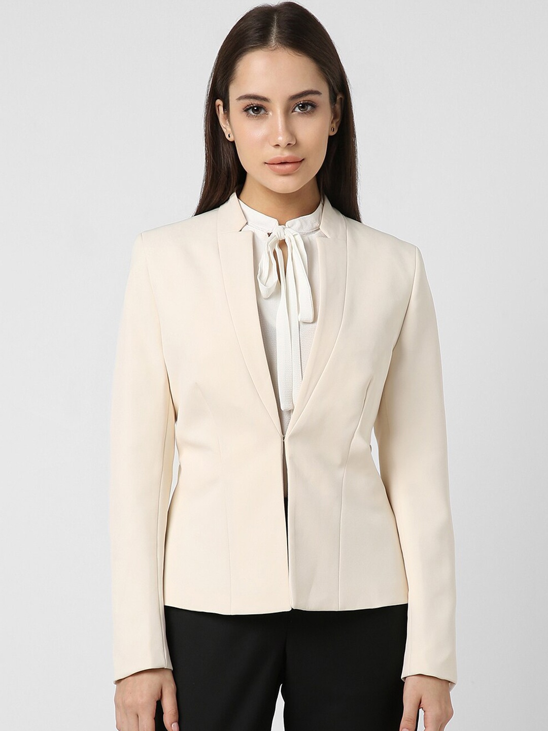 

Van Heusen Shawl Collar Single Breasted Blazers, Cream