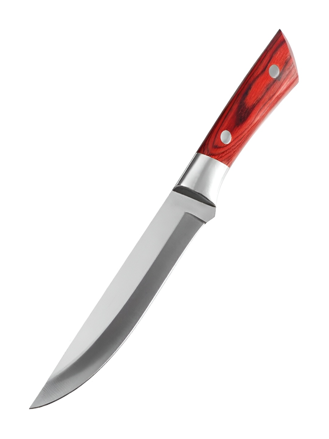 

P-Plus International Silver-Toned & Brown Stainless Steel Knife