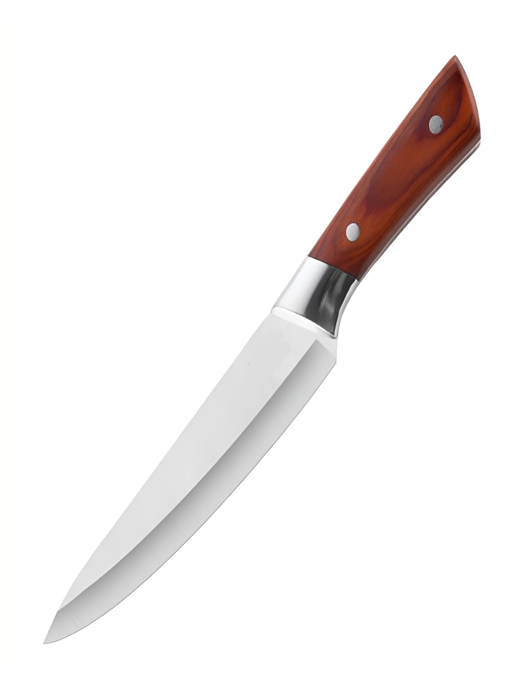 

P-Plus International Silver-Toned & Brown Stainless Steel Knife