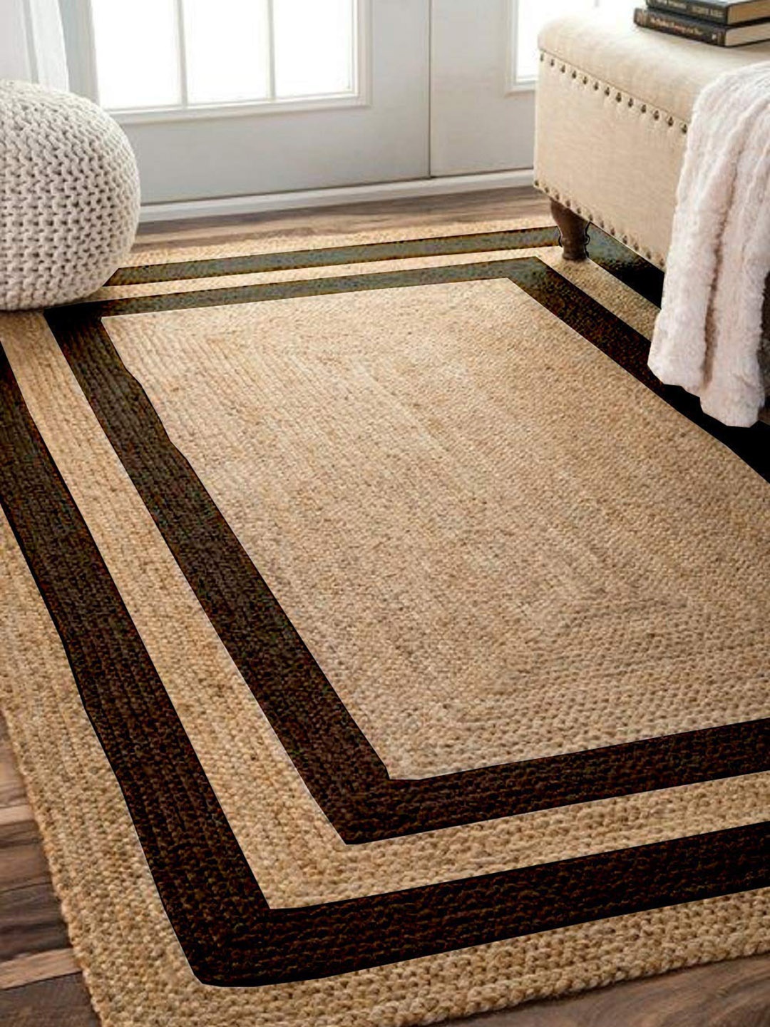 

AaHo Decor Unisex Black Carpets