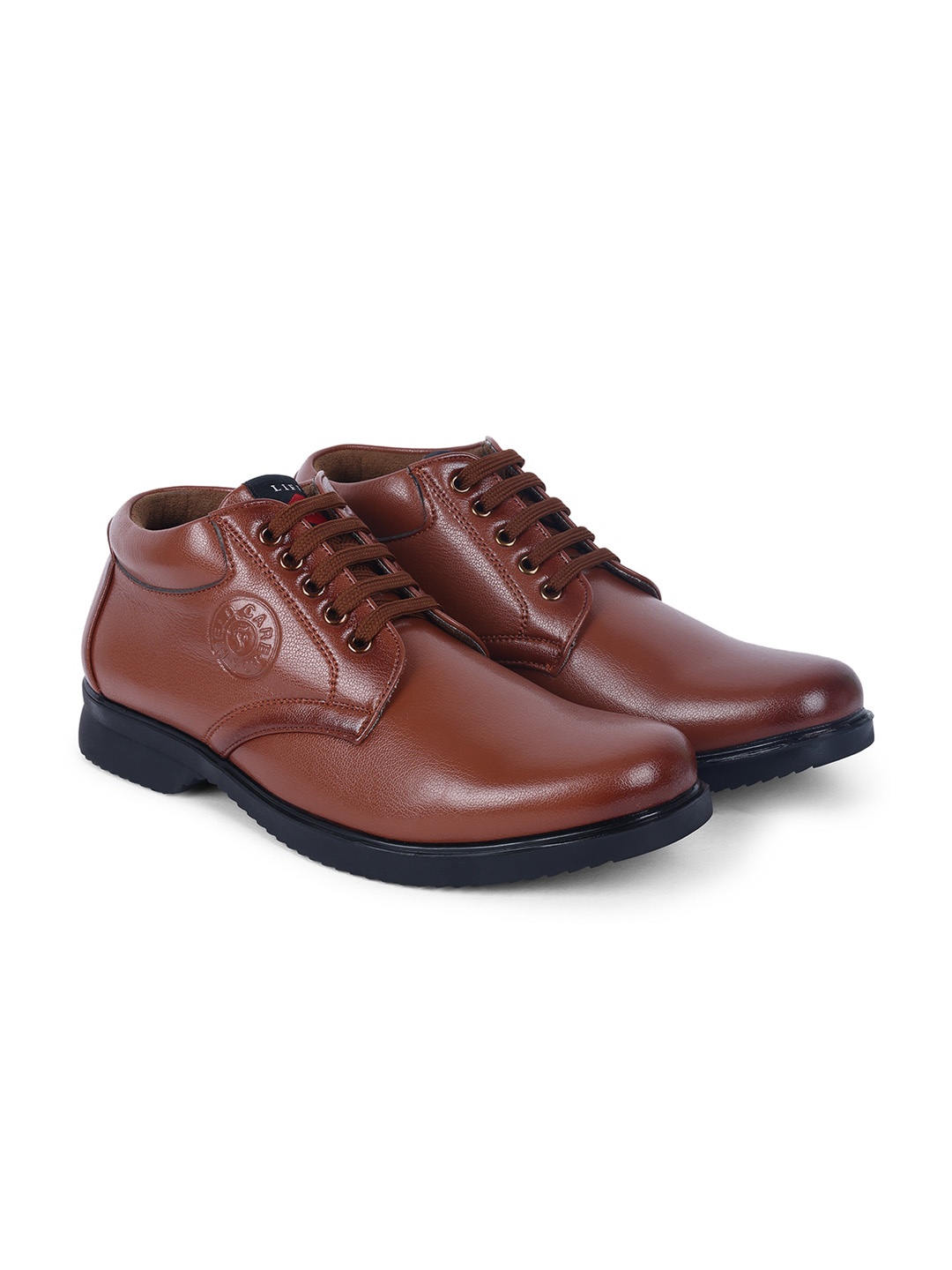 

Field Care Men High-Top Formal Derbys, Tan
