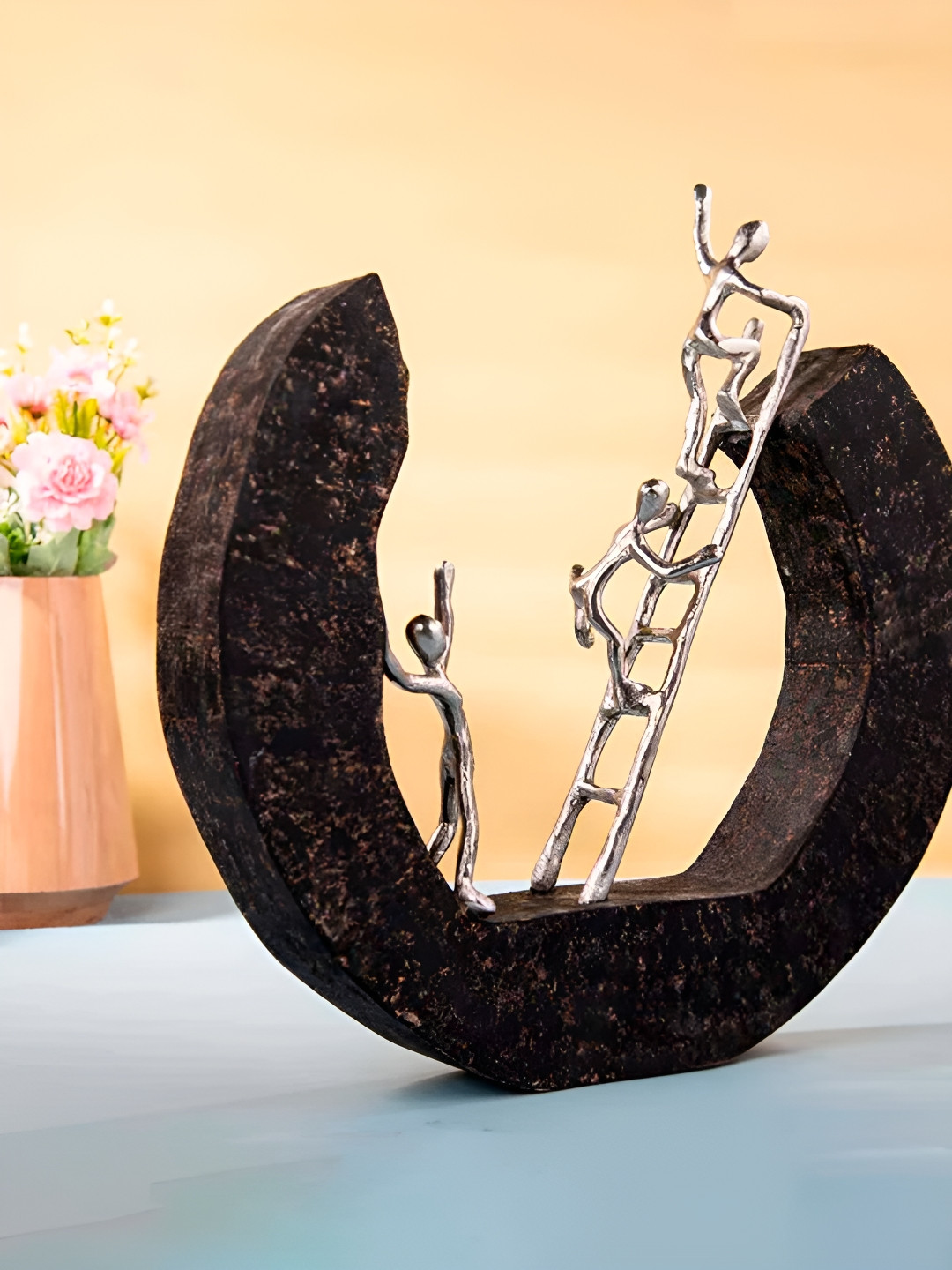 

THEDECORKART Brown Idol Showpiece