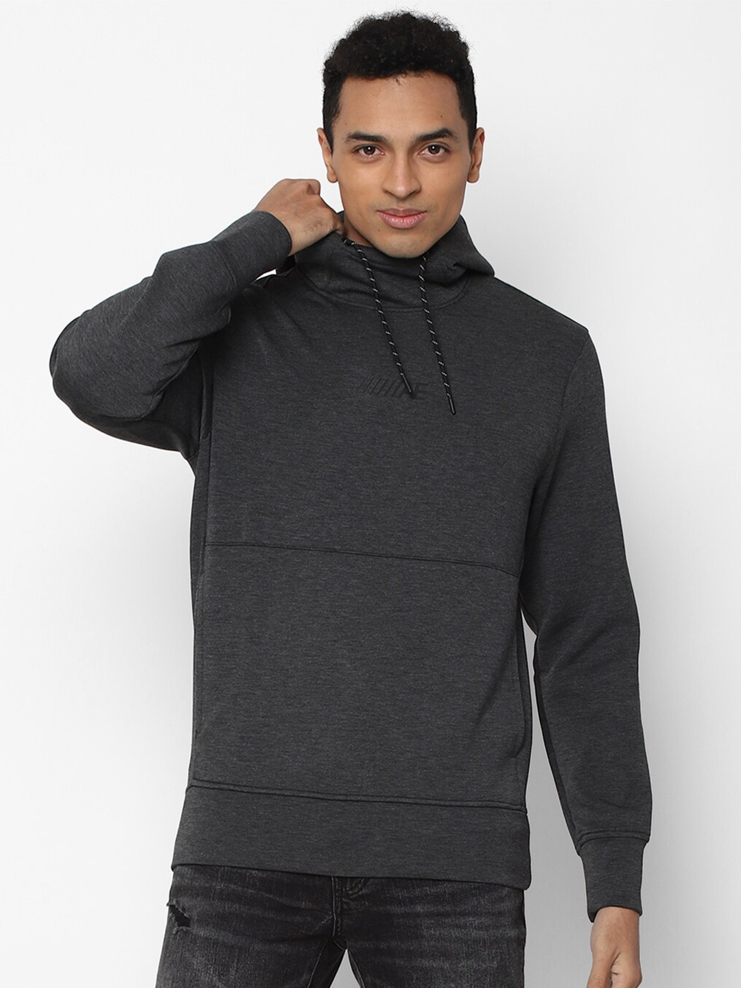 

AMERICAN EAGLE OUTFITTERS Long Sleeves Hooded Sweatshirt, Grey
