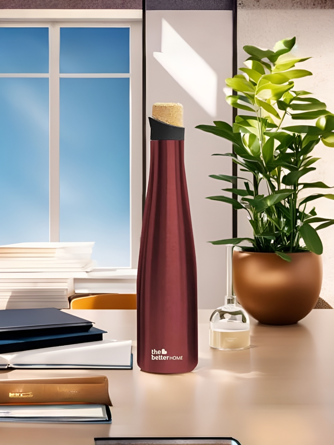 

The Better Home Maroon Stainless Steel Water Bottle 750 ml