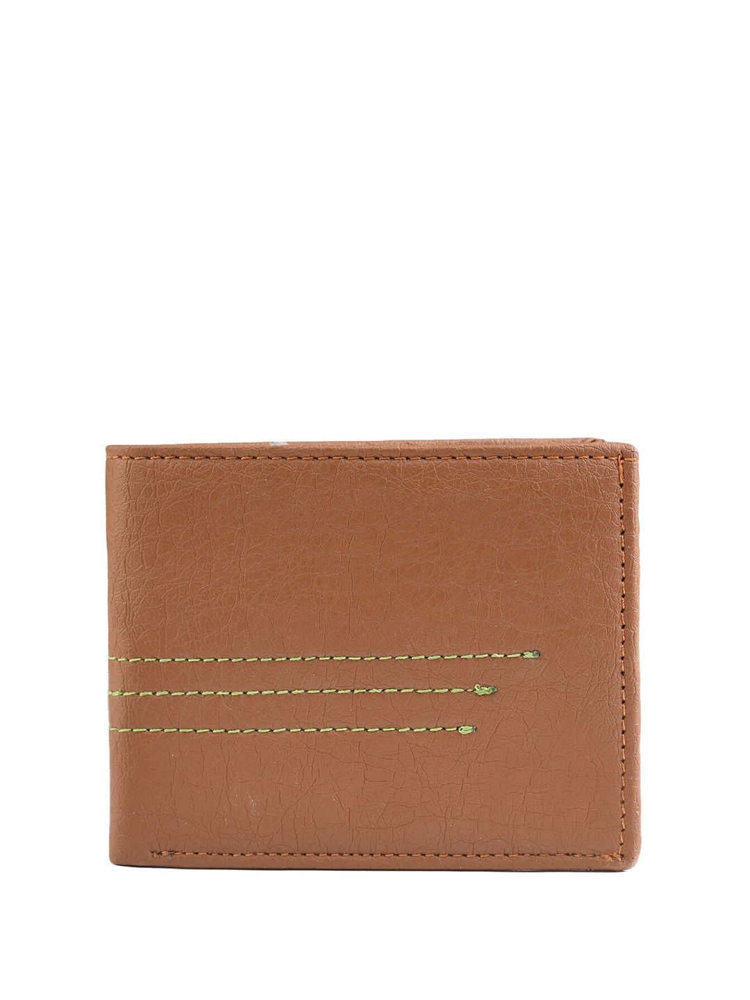 

The Roadster Lifestyle Co. Tan Brown Textured Two Fold Wallet