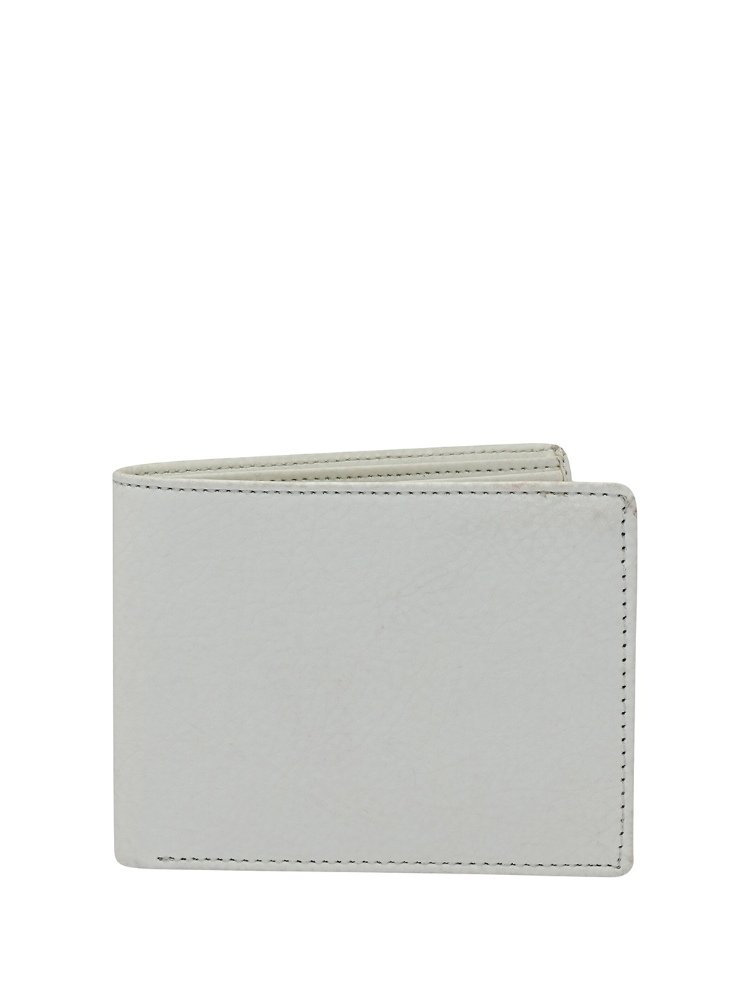 

The Roadster Lifestyle Co. Men White Textured Formal Two Fold Wallet