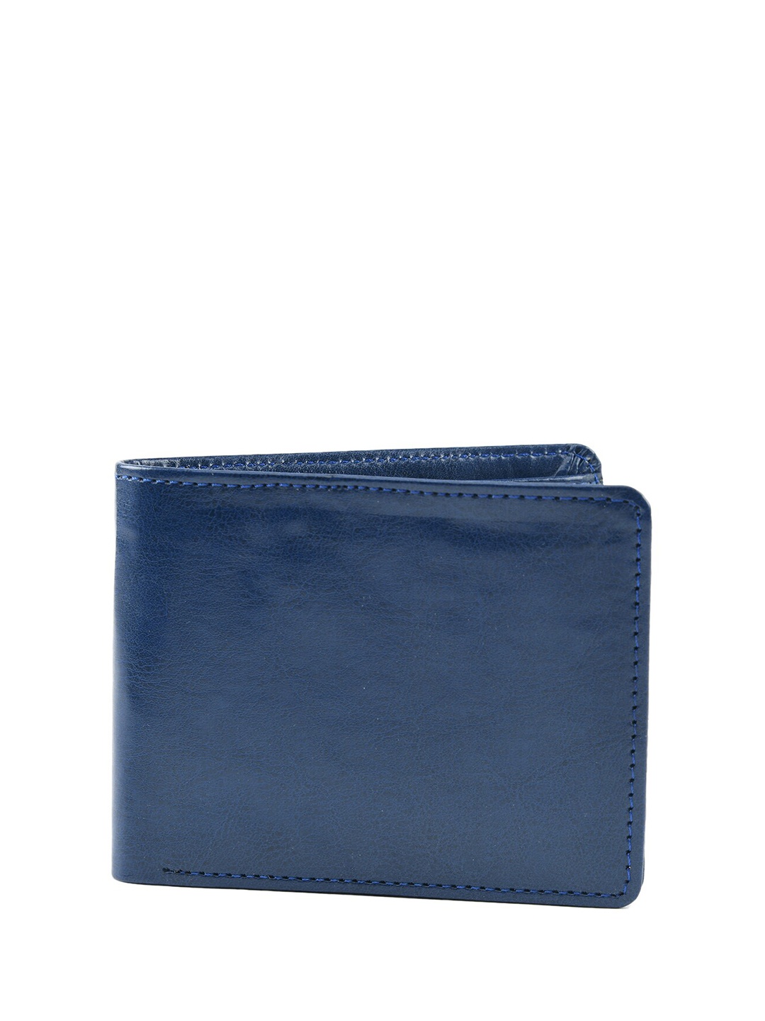 

The Roadster Lifestyle Co. Men Blue Textured Formal Two Fold Wallet