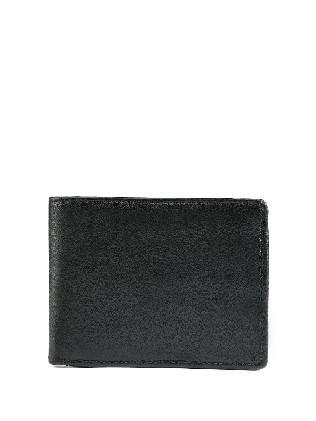 

The Roadster Lifestyle Co Men Two Fold Wallet, Black