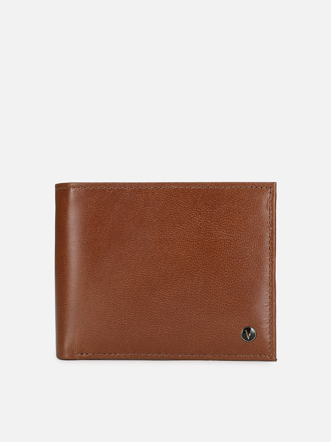 

Van Heusen Men Leather Two Fold Wallet, Brown