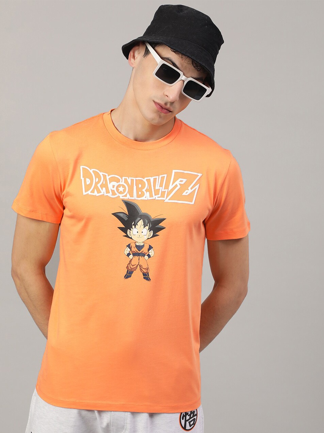

Free Authority Dragon Ball Z Printed Pure-Cotton T-Shirt, Orange