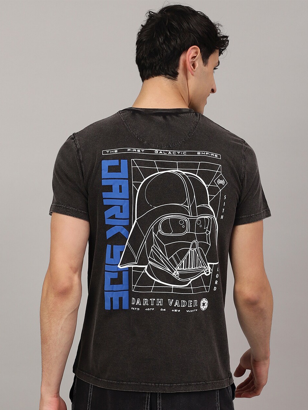 

Free Authority Star wars Printed Pure-Cotton T-Shirt, Black