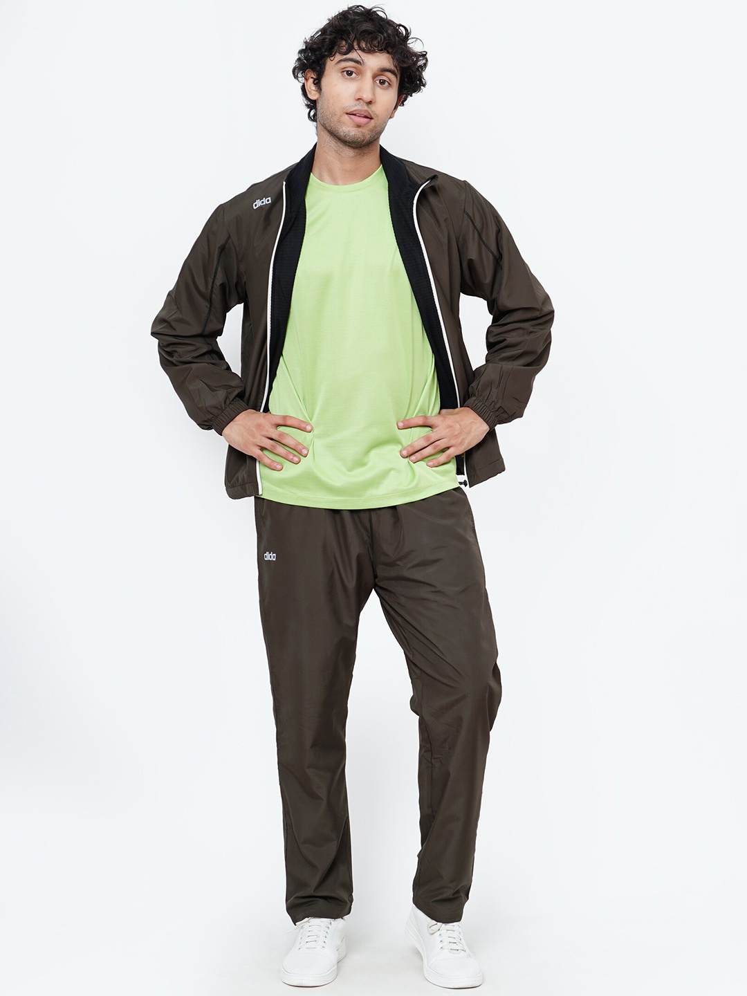 

DIDA Men Comfort Fit Active Premium Tracksuits, Green