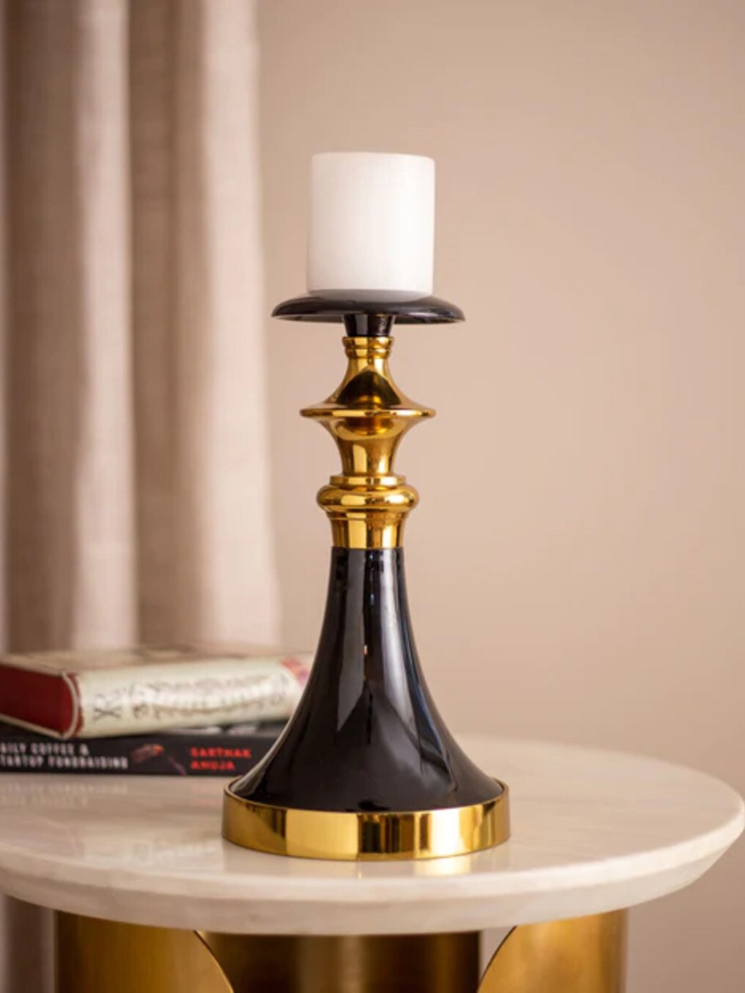 

THEDECORKART Unisex Multi Candle Holders, Black