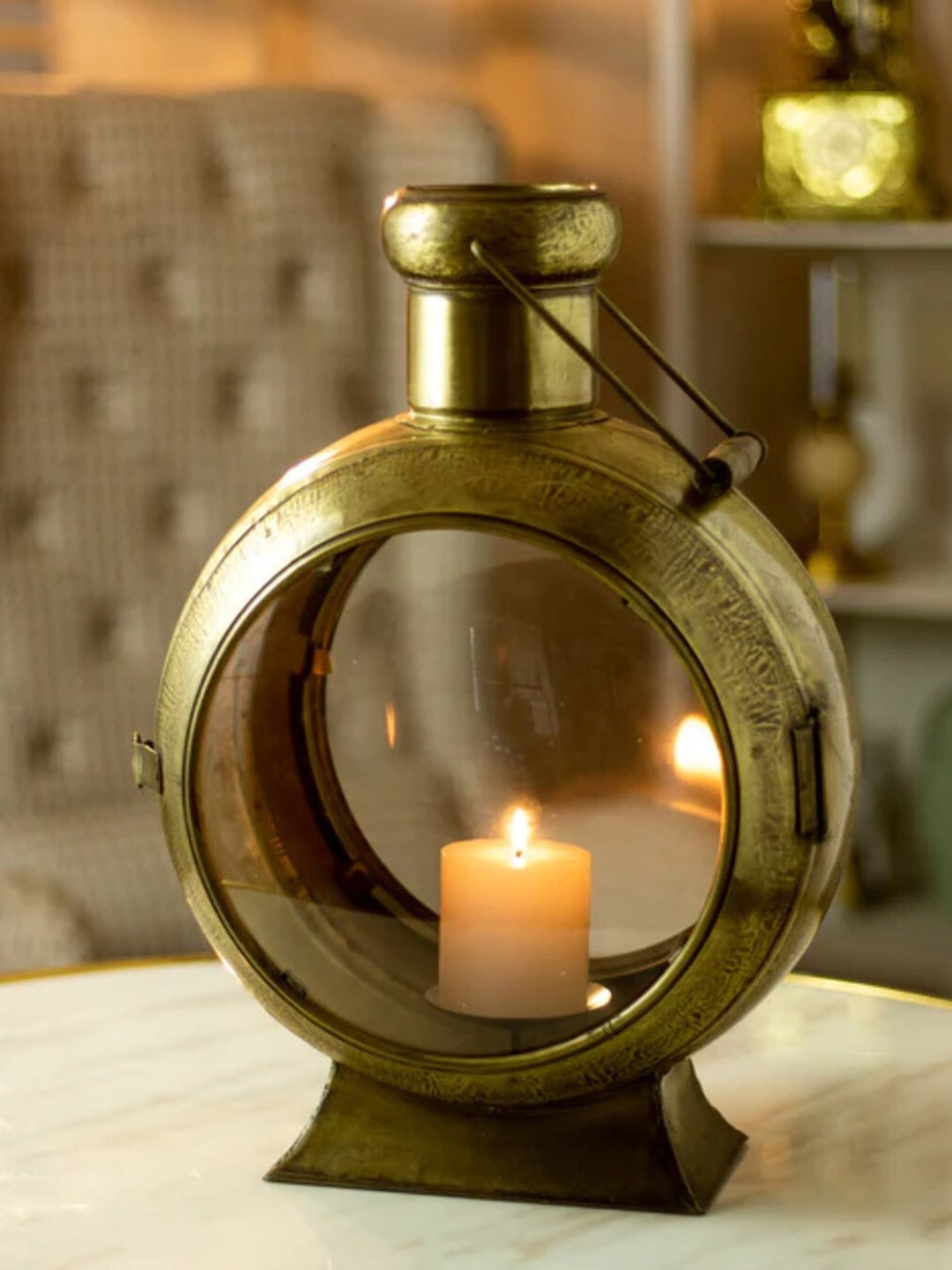

THEDECORKART Unisex Multi Candle Holders, Metallic