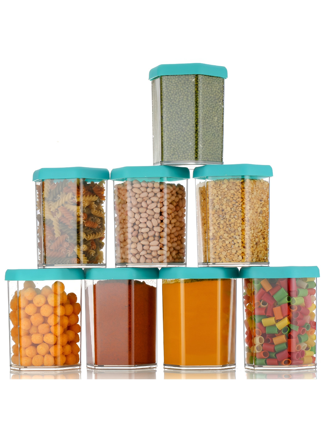 

2Mech 8 Pieces Blue Grocery Container 1150 ml