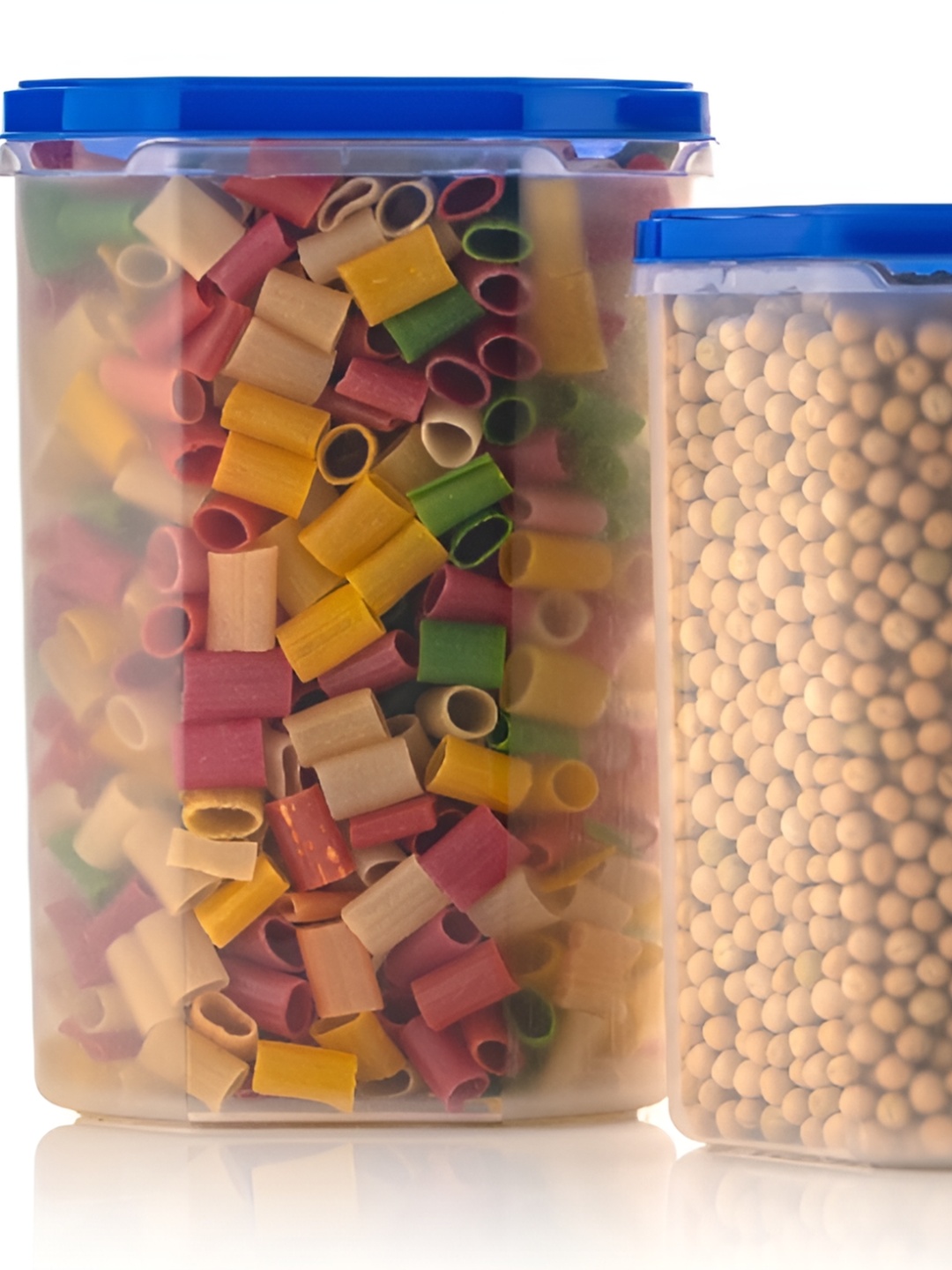 

2Mech Blue & Transparent 3 Pieces Grocery Food Container