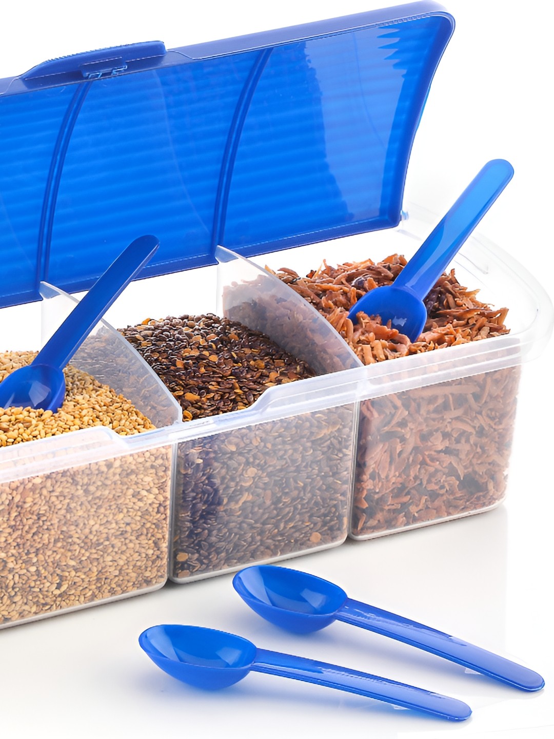

2Mech Blue Transparent Food Container 1.5 L