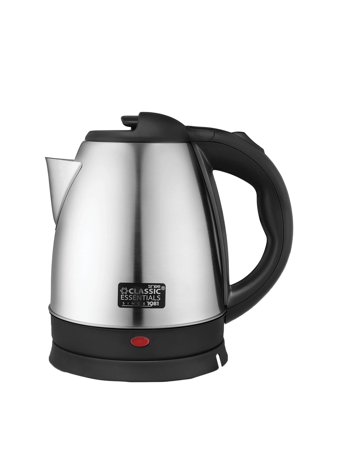 

Classic Essentials MAGNIFIQUE Grey & Black 1500-Watts Stainless Steel Electric Kettle