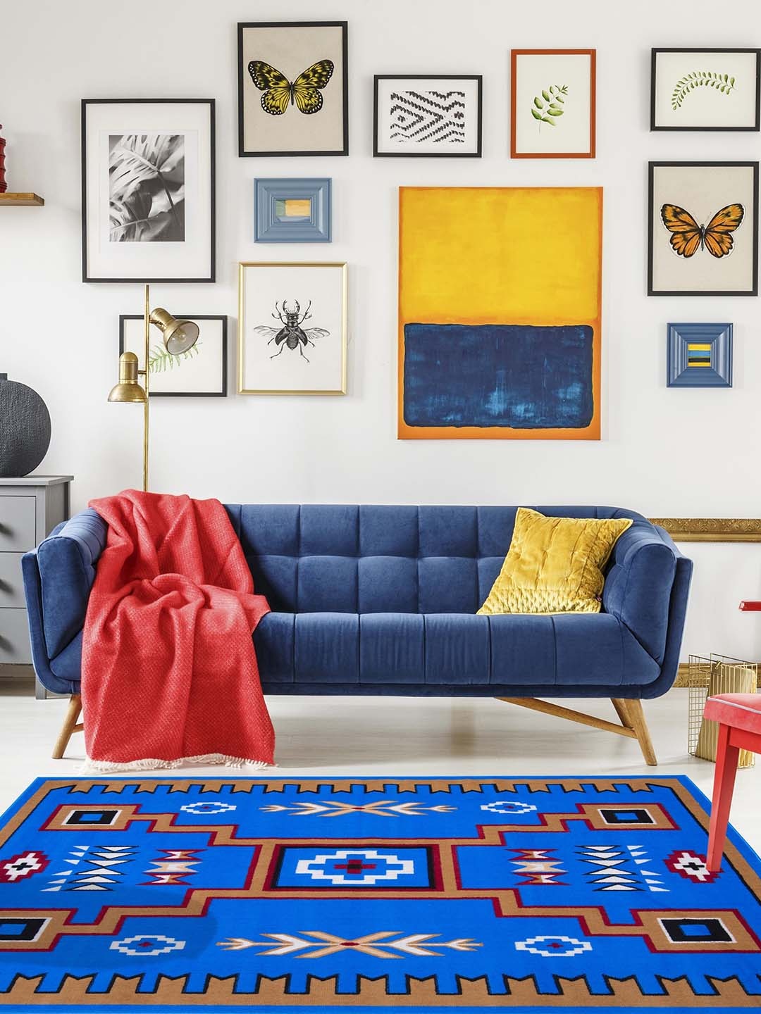 

Carpet Galore Unisex Multi Carpets, Blue