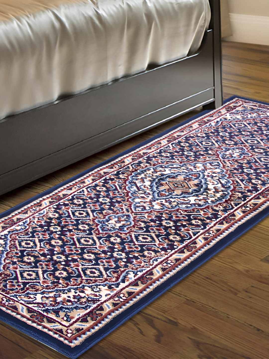 

Carpet Galore Blue Ethnic Motif Printed Floor Mat