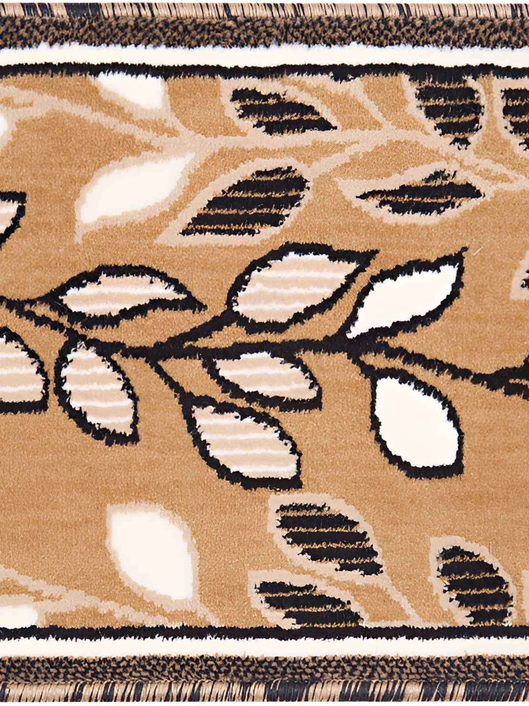 

Carpet Galore Beige & Black Printed Water Resistant Doormat