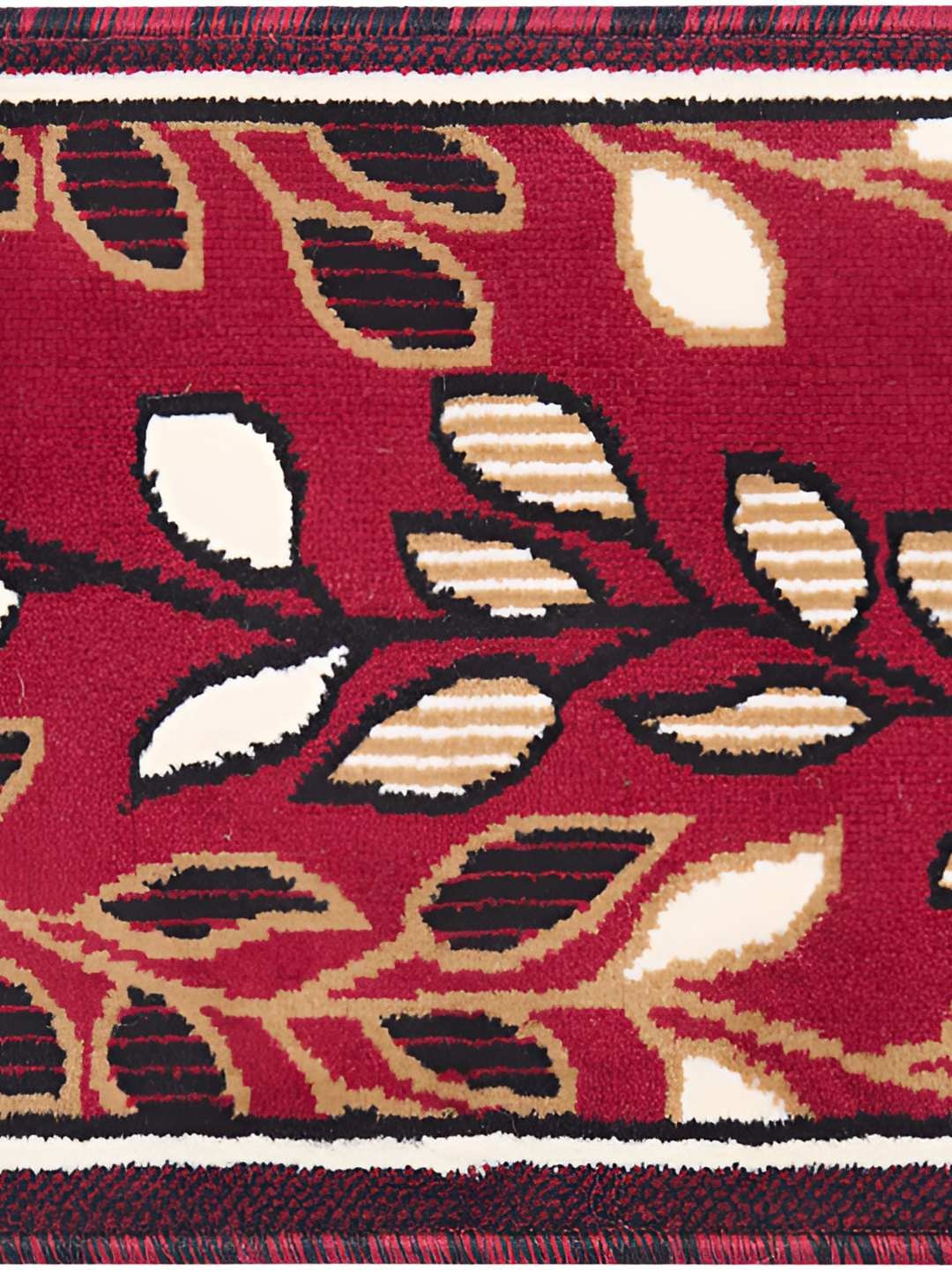 

Carpet Galore Maroon & Beige Self-Design Anti-Skid Doormat