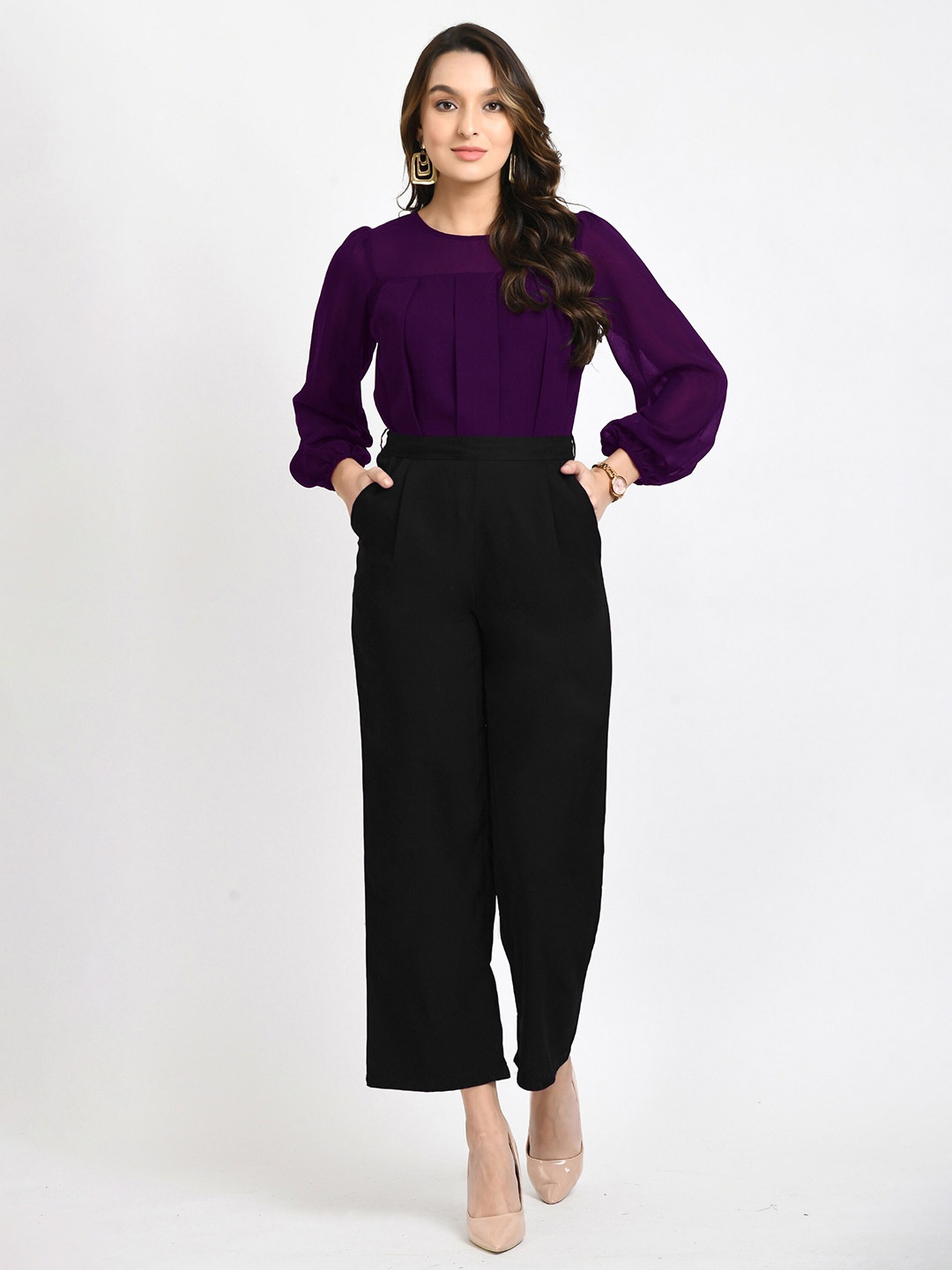 

V&M Basic Jumpsuit, Purple