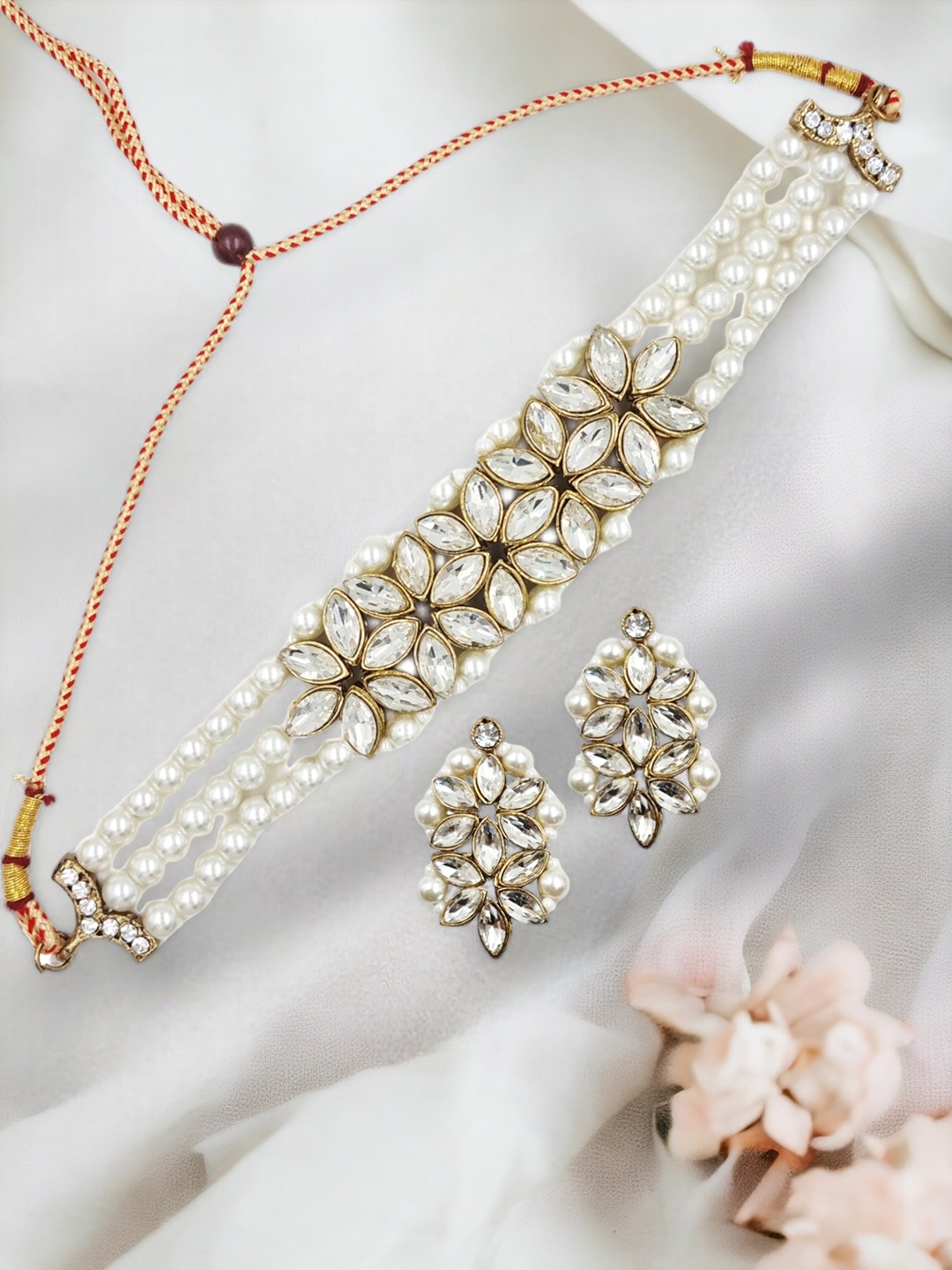 

Anouk Gold-plated Stone Studded Jewellery Set