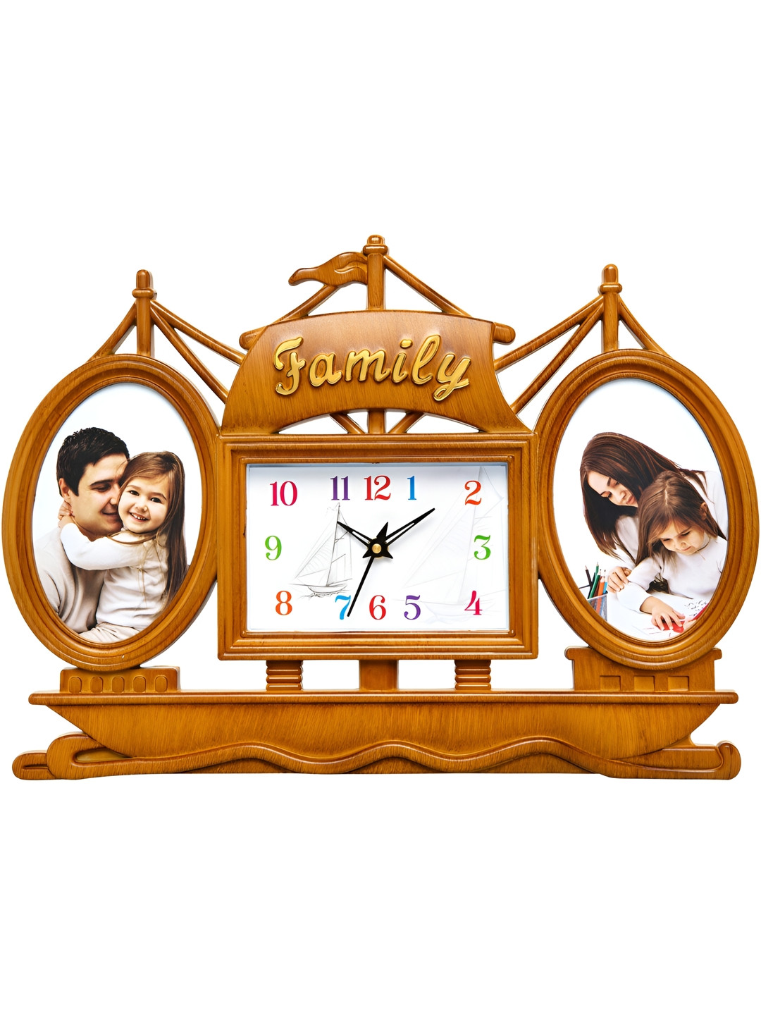 

Attractionz Beige & White Textured Rectangle Shaped Contemporary Wall Clock