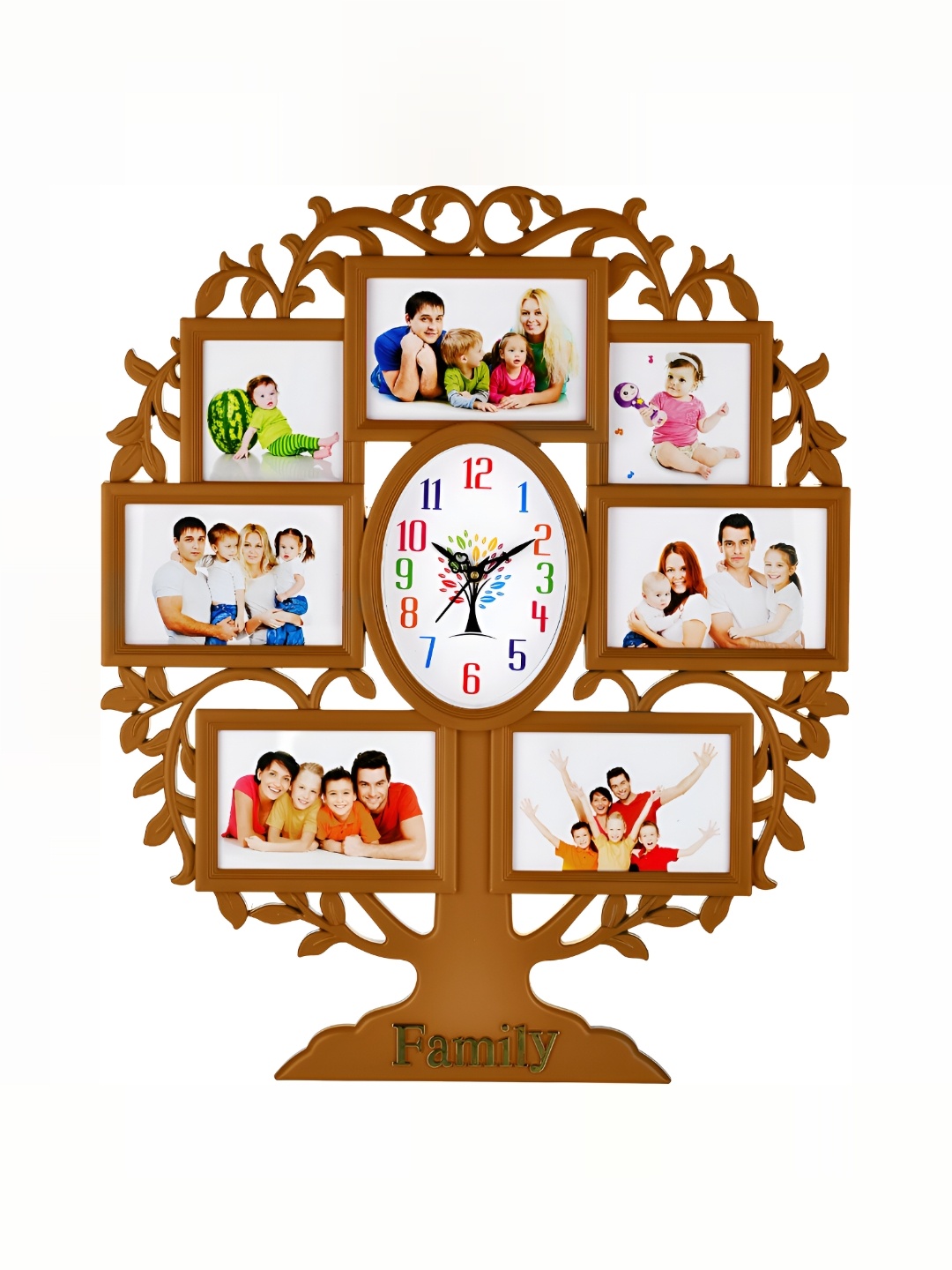

Attractionz Beige Textured Wall Clock