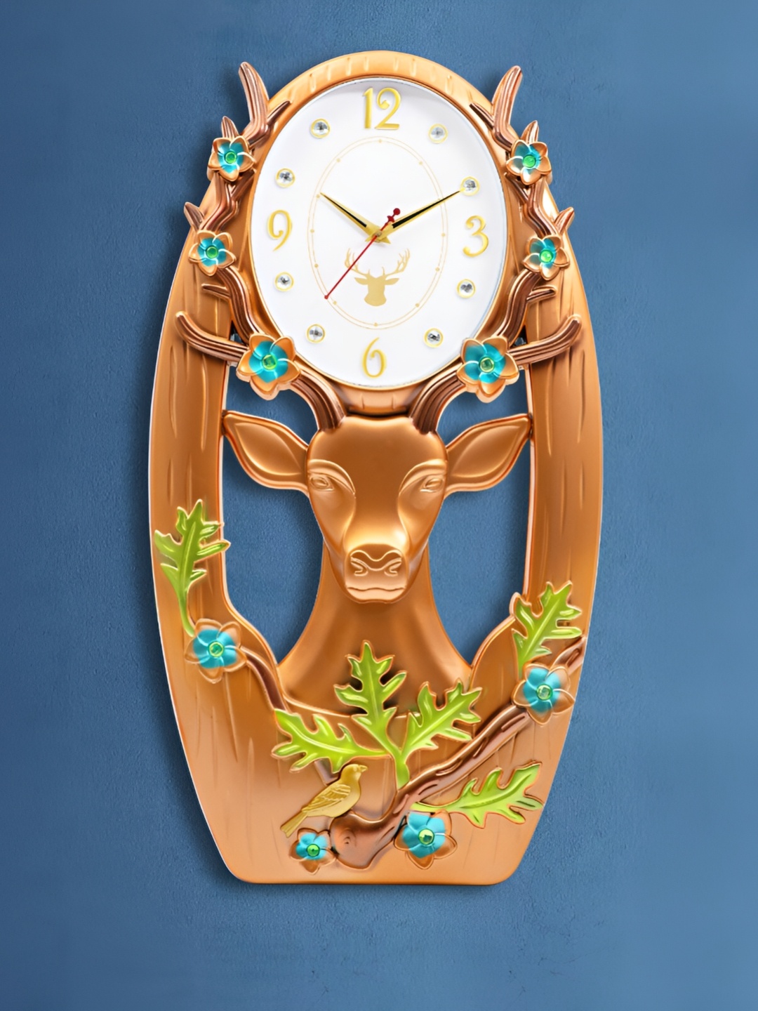 

Attractionz Orange Textured Wall Clock