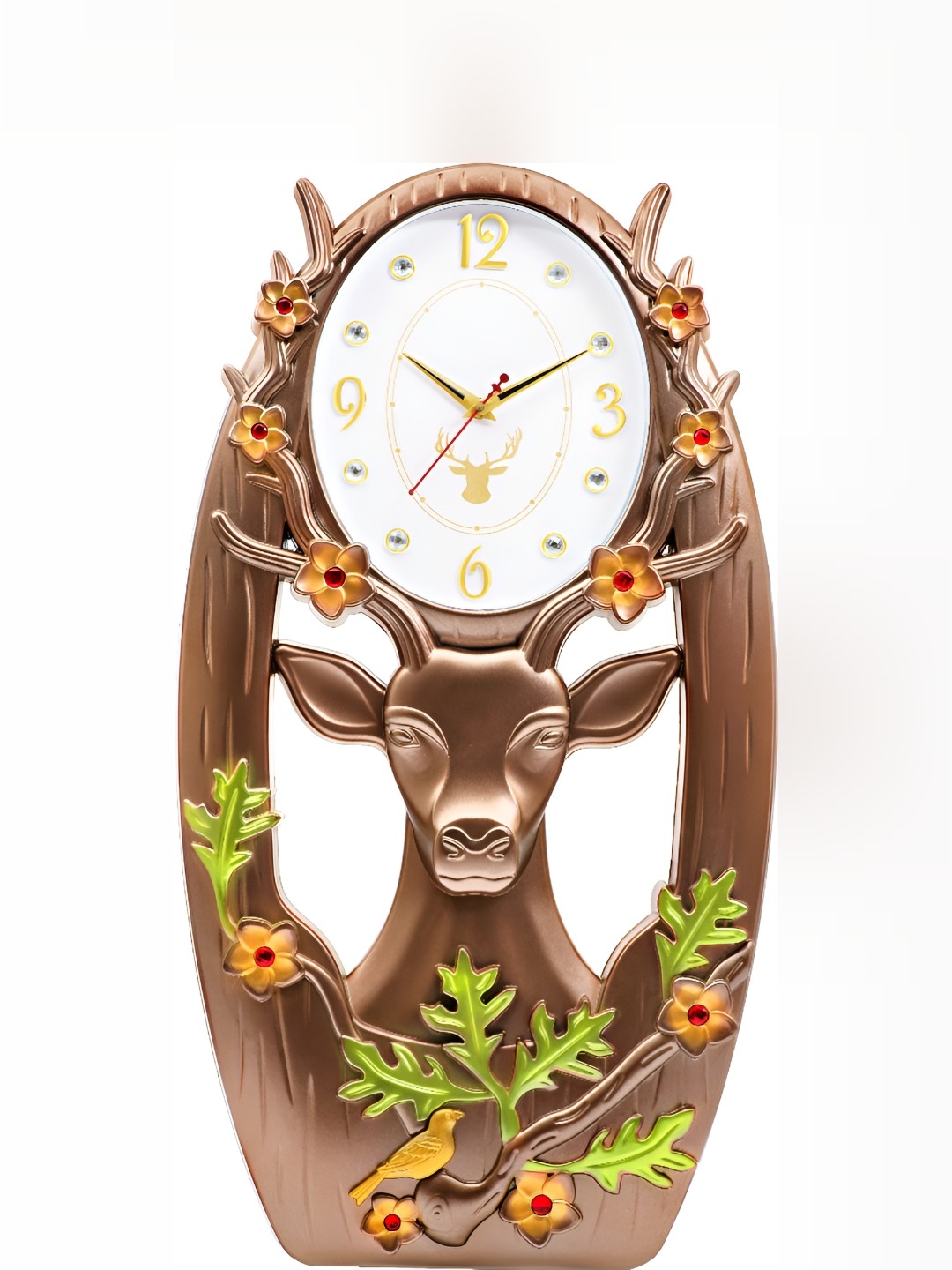 

Attractionz Brown Contemporary Wall Clock