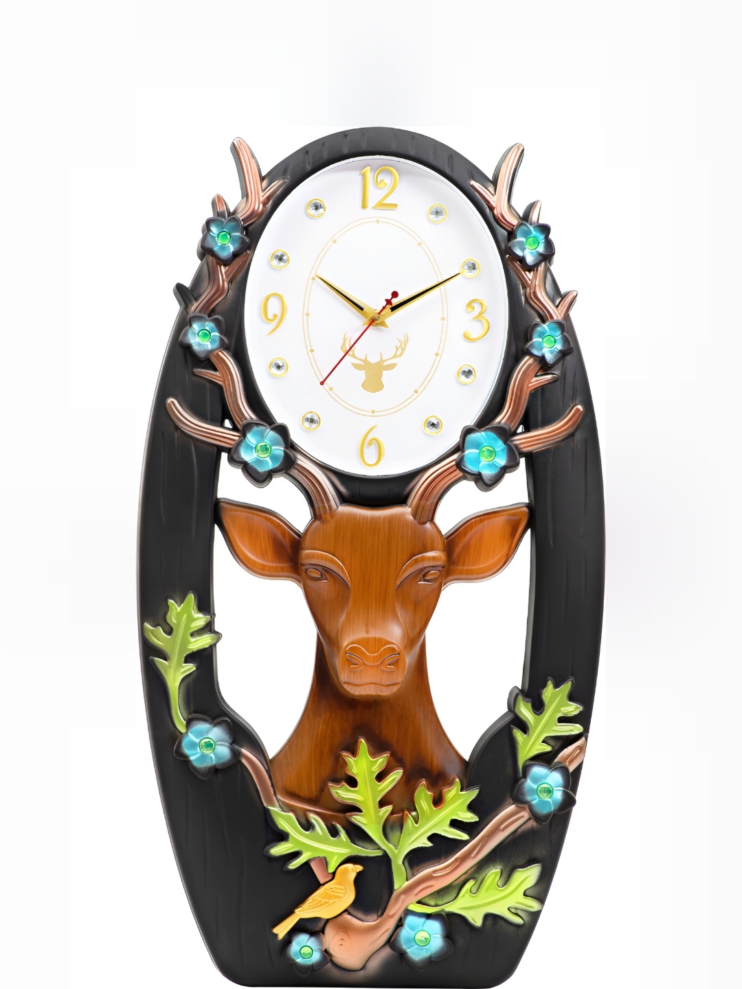 

Attractionz HorseHead Black & Brown Textured Contemporary Analogue Wall Clock