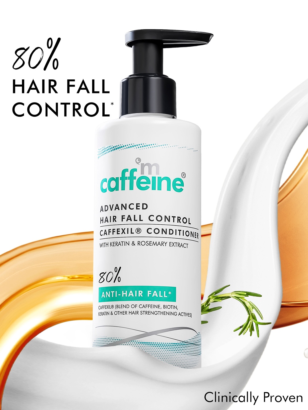 

MCaffeine Advanced Hair Fall Control Caffexil Conditioner - 250ml, White