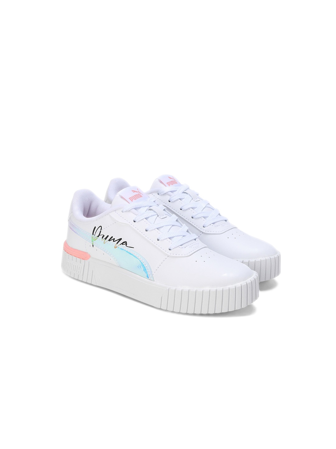 

Puma Carina 2.0 Crystal Wing Girls Casual Sneakers, White