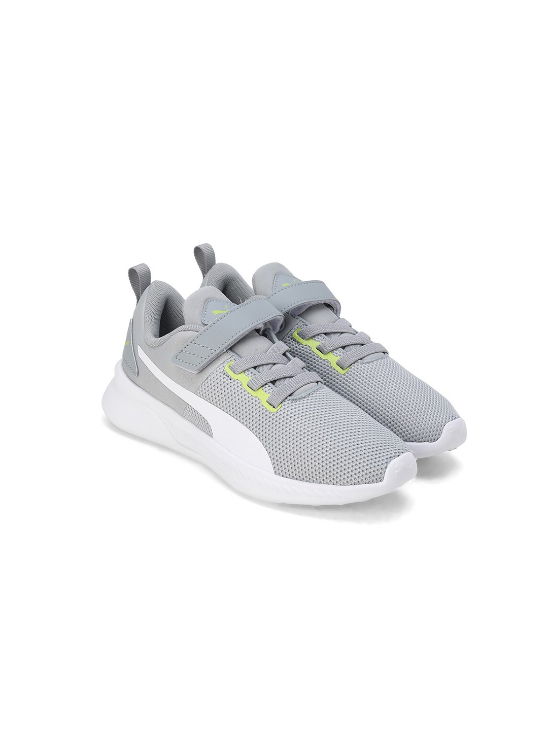 

Puma Flyer Runner V SoftFoam Kids Running Sports Shoes, Grey